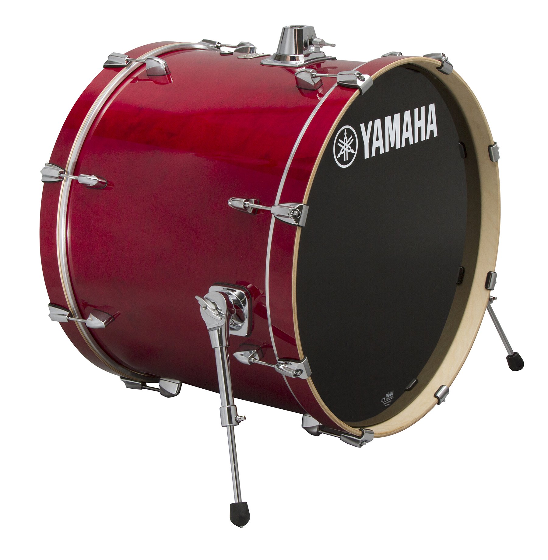 Amazon.com: Yamaha Stage Custom Birch 20x17 Bass Drum, Cranberry